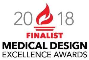 2018 Finalist medical design excellence award logo